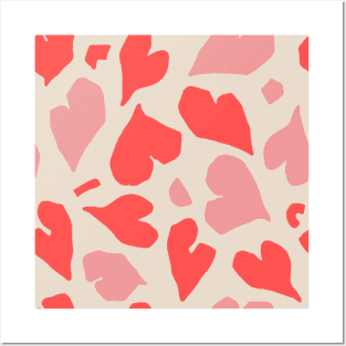 Pink Matisse Hearts Posters and Art